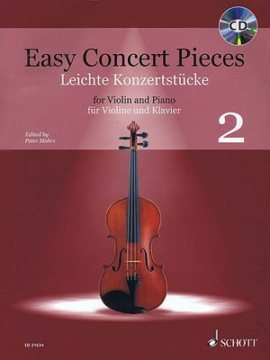 Easy Concert Pieces - for Violin and Piano - Various - Violin Schott Music /CD