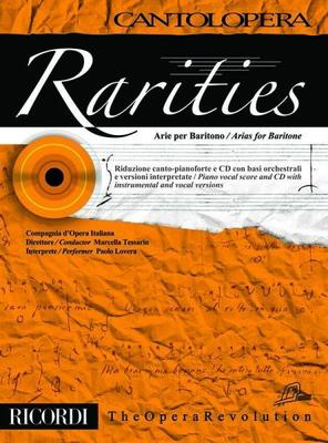 Cantolopera: Rarities - Arie Per Baritono - Classical Vocal Baritone Ricordi Vocal Score