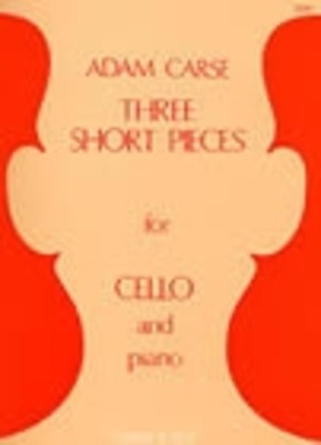 3 Short Pieces - for cello and piano - Adam Carse - Cello Stainer & Bell