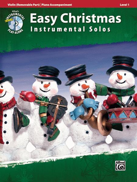 EASY CHRISTMAS SOLOS VIOLIN BK/CD -