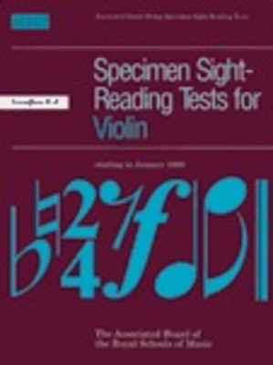 A B Violin Specimen Sight Reading Gr 6-8 -