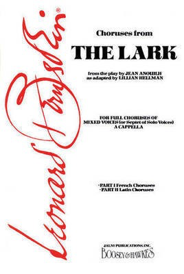 The Lark - French and Latin Choruses - Leonard Bernstein - SSAATBB Boosey & Hawkes Octavo