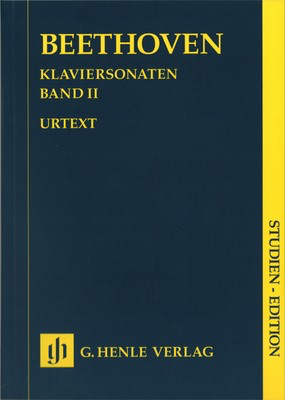 Piano Sonatas Vol. 2 - Study Score - Ludwig van Beethoven - Piano G. Henle Verlag Study Score Score