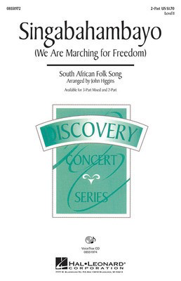 Singabahambayo - (We Are Marching for Freedom) - John Higgins Hal Leonard VoiceTrax CD CD