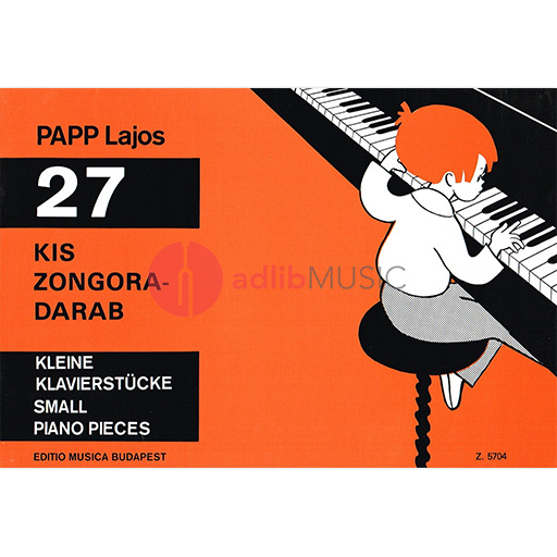 27 SMALL PIANO PIECES - LAJOS PAPP - PIANO - EMB