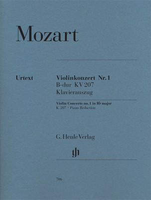 Violin Concerto No.1 B flat major K.207 - Wolfgang Amadeus Mozart - Violin G. Henle Verlag