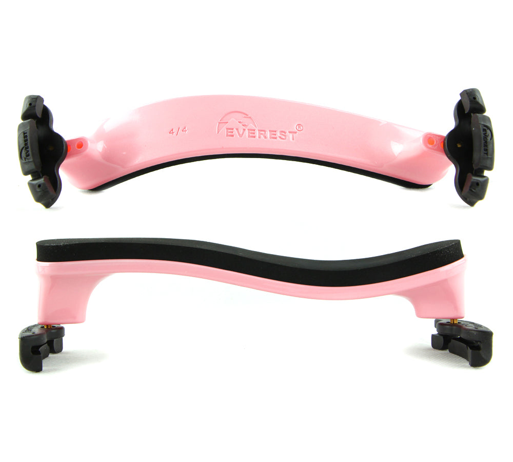 Everest Spring Collection Violin Shoulder Rest Light Pink 1/4-1/10