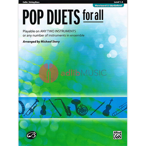 Pop Duets for All - Cello - Various - Michael Story - Alfred Music