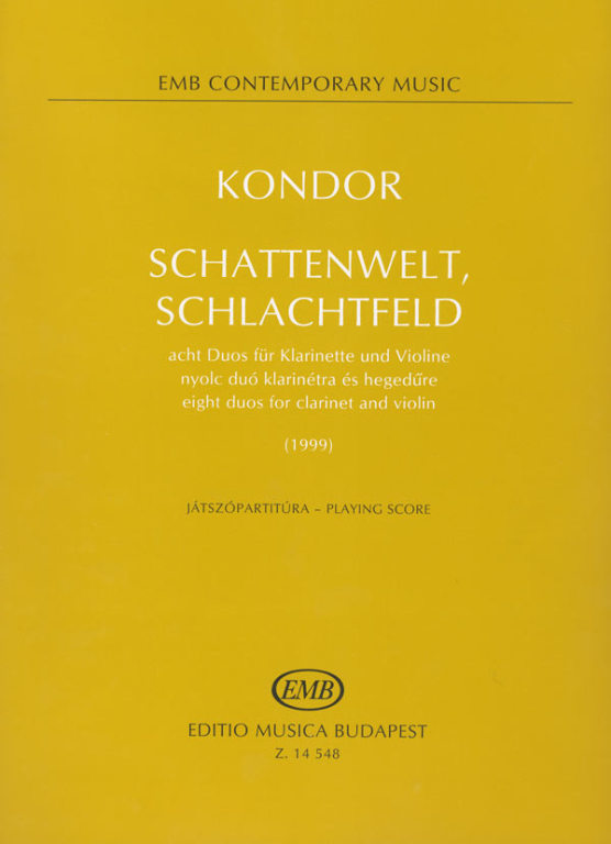 Kondor - Schattenwelt Schlachfeld - Violin/Clarinet EMB Z14548