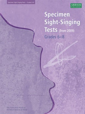 Specimen Sight-Singing Tests, Grades 6-8 - ABRSM - Classical Vocal ABRSM Vocal Solo