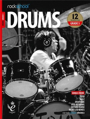 Rockschool Drums Grade 5 2018-2024 Book/OLA - Rock School Limited