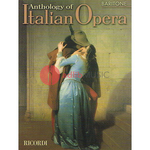 Anthology of Italian Opera - Baritone Voice Ricordi 50484603