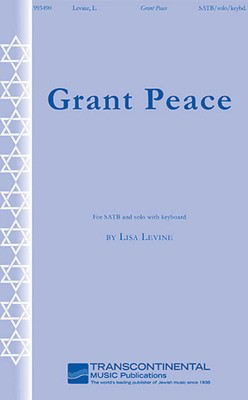 Grant Peace - Lisa Levine - SATB Transcontinental Music Choral Score Octavo