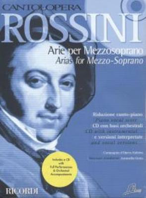 Cantolopera: Rossini Arie Per Mezzosoprano - Piano Vocal Score plus CD with instrumental and vocal versions - Gioachino Rossini - Ricordi