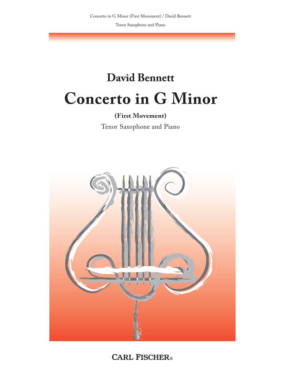 Bennett - Concerto in Gmin 1st Movement - Tenor Saxophone/Piano Accompaniment Fischer W1736