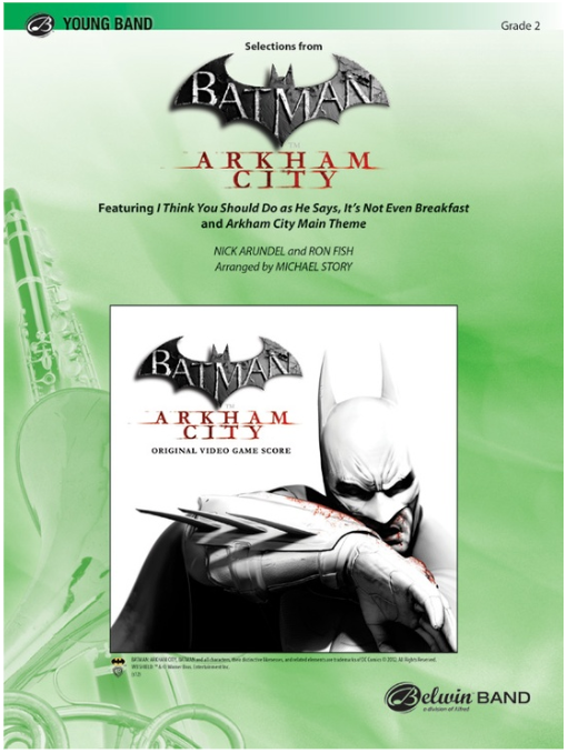 Batman Selections from Arkham City CB Gr 2 - Arundel Nick / Fish Ron - Alfred Music 38321