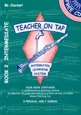 Teacher On Tap Bb Clarinet Book 2 - Intermediate - Clarinet Peter Dorich|Richard Percival Teacher On Tap /CD