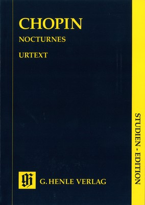 Nocturnes - Study Score - Frederic Chopin - Piano G. Henle Verlag Study Score Score