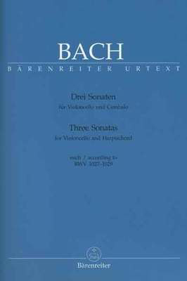 Three Sonatas for Cello & Harpsichrd BWV 1027-29