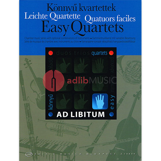 AD LIBITUM EASY QUARTETS - ENSEMBLE - EMB