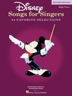 Disney Songs for Singers - High Voice Revised Edition - Various - Vocal High Voice Hal Leonard