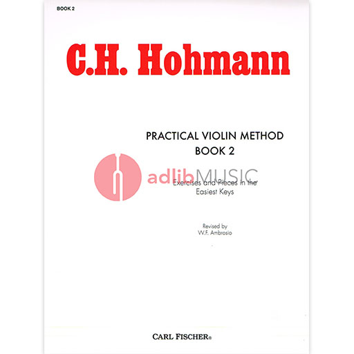 Hohmann - Practical Violin School Volume 2 - Violin Fischer O287