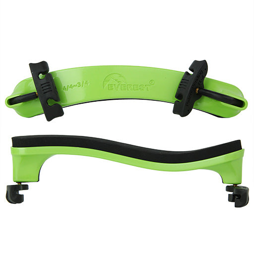 Everest Collapsible Violin Shoulder Rest Neon Green 4/4-3/4