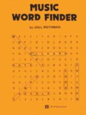 Music Word Finder - Joel Rothman - Joel Rothman Publications