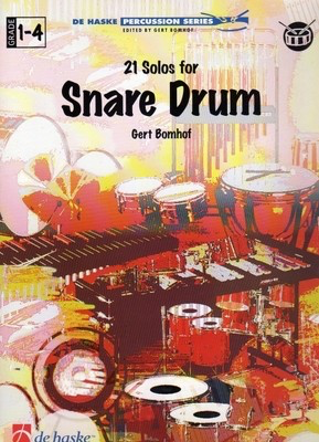 21 Solos for Snare Drum - Gert Bomhof - Snare Drum De Haske Publications