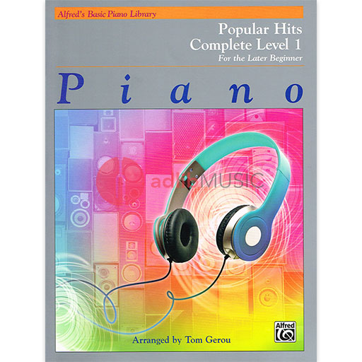 Alfred's Basic Piano Library Popular Hits Level 1 Complete - Piano Alfred 45301