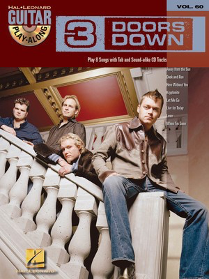 3 Doors Down - Guitar Play-Along Volume 60 - Guitar Hal Leonard Guitar TAB with Lyrics & Chords /CD