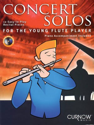 Concert Solos for the Young Flute Player - Various - Flute James Curnow Curnow Music Flute Solo /CD