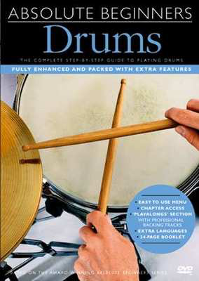 Absolute Beginners Drums Method Dvd -