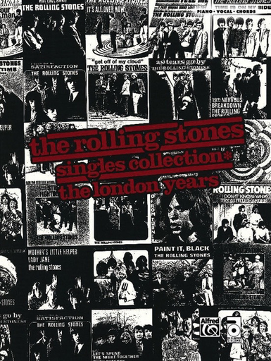 Rolling Stones: Singles Collection London Years - Piano/Vocal/Guitar PVG Alfred Music 32683