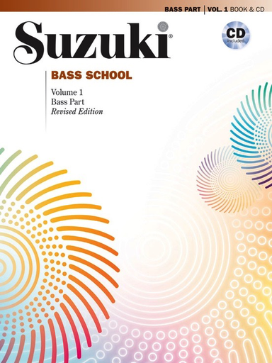 Suzuki Bass School Book/Volume 1 - Double Bass/CD (Recorded by Gary Karr) International Edition Summy Birchard 40727