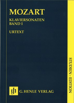 Piano Sonatas Vol. 1 - Study Score - Wolfgang Amadeus Mozart - Piano G. Henle Verlag Study Score Score