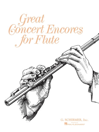 Great Concert Encores - Flute/Piano Accompaniment Schirmer 50337020