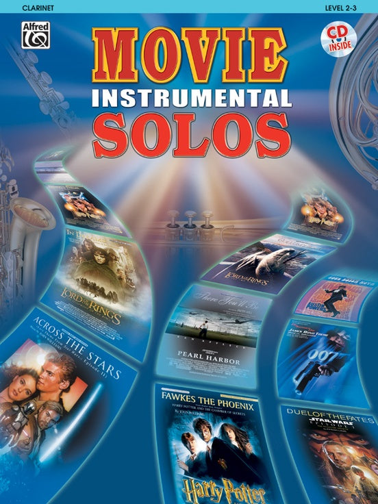 Movie Inst Solos Clarinet Bk/CD