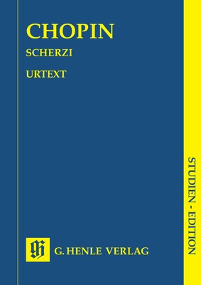 Scherzos Urtext - Study Score - Frederic Chopin - Piano G. Henle Verlag Study Score Score