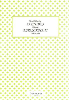 25 Studies for Treble Recorder - Hans P Keuning - Treble Recorder Harmonia Recorder Solo