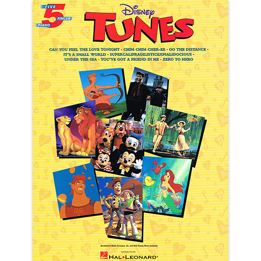 Disney Tunes - 5-Finger Piano Hal Leonard 310375