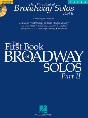 The First Book of Broadway Solos - Part II - Tenor Edition - Various - Vocal Hal Leonard /CD