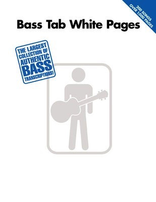 Bass Tab White Pages - Authentic Bass Transcriptions Bass Guitar/Vocal Hal Leonard 690508