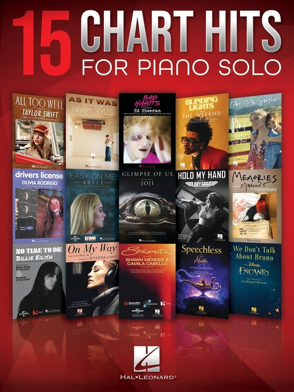 15 Chart Hits for Piano Solo - Piano Solo Hal Leonard 1105467