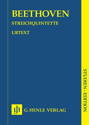 String Quintets Complete - Study Score - Ludwig van Beethoven - G. Henle Verlag Study Score Score