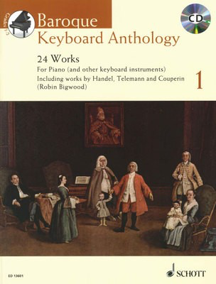 Baroque Keyboard Anthology 1 - 24 Works - Various - Piano Schott Music