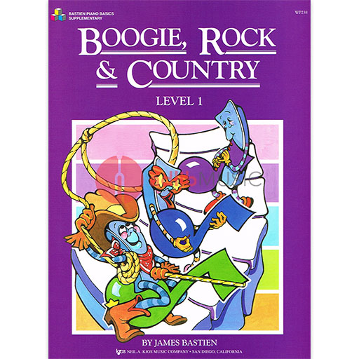 Boogie Rock and Country Level 1 - James Bastien - Piano Neil A. Kjos Music Company