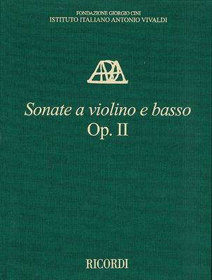 Sonate a violino e basso Op. 2 - Critical Edition of the Works of Antonio Vivaldi - Antonio Vivaldi - Violin Ricordi Full Score