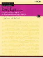 Ravel, Elgar and More - Volume 7 - The Orchestra Musician's CD-ROM Library - Violin I and II - Edward Elgar|Maurice Ravel - Violin Hal Leonard /CD-ROM