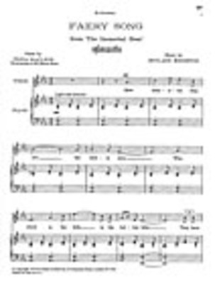 Faery Song Key E Flat - Rutland Boughton - Classical Vocal Stainer & Bell Vocal Score